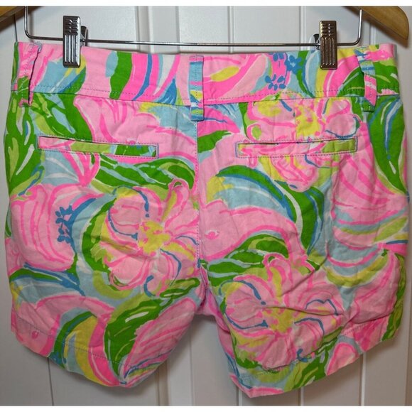 Lilly Pulitzer Womens The Callahan Neon Multicolor Short, Size 4 - Picture 4 of 10